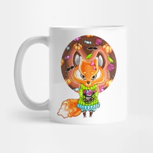 fox named liso on halloween Mug